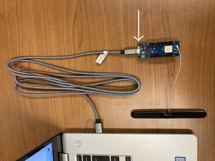 Connecting the Arduino