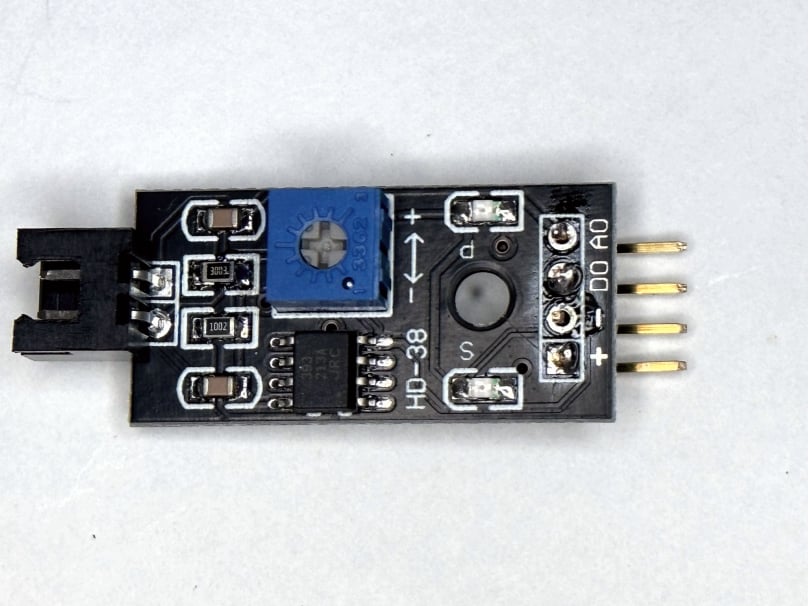 Pins soldered large