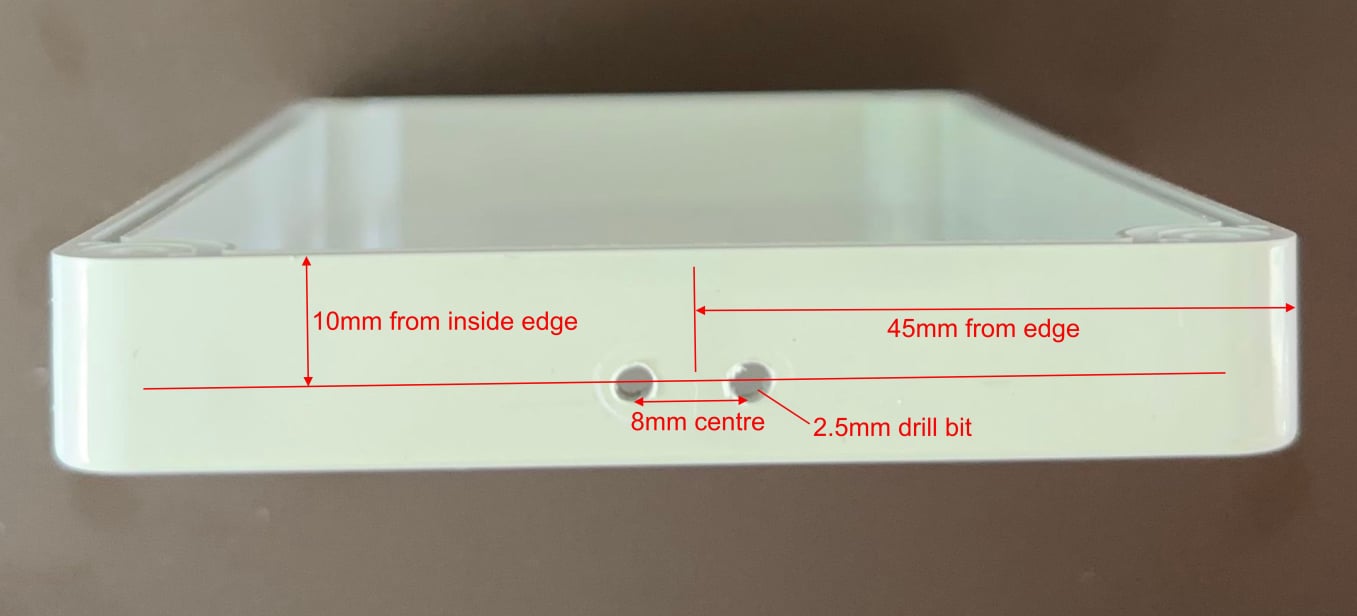Measuring the holes