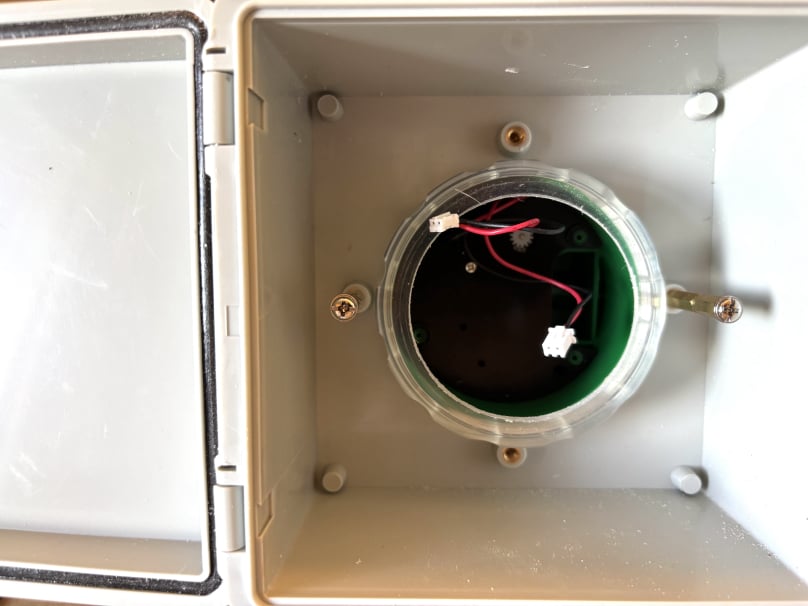 Water valve fitted