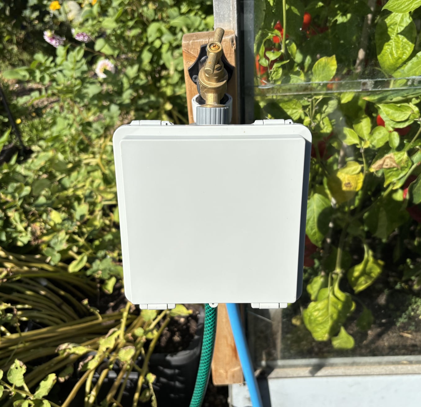 Water valve in the garden