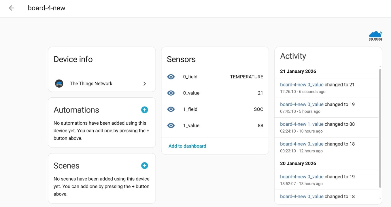 End device home page