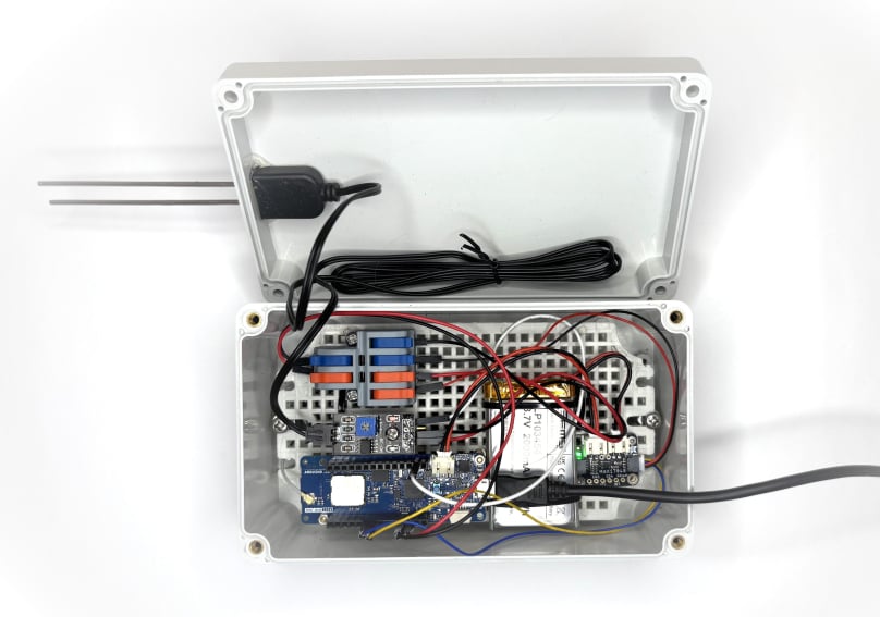 Sensor in enclosure large