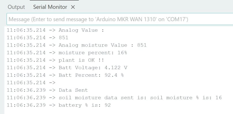Serial monitor large