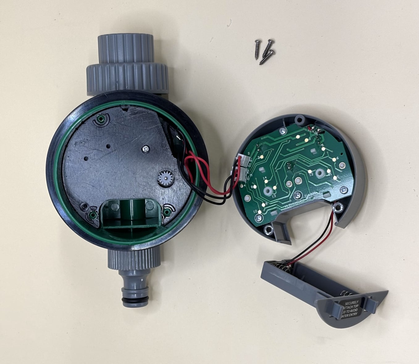 Remove the electronics