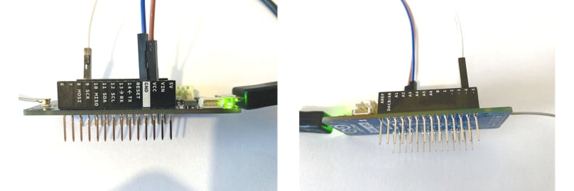 Connections for sensor