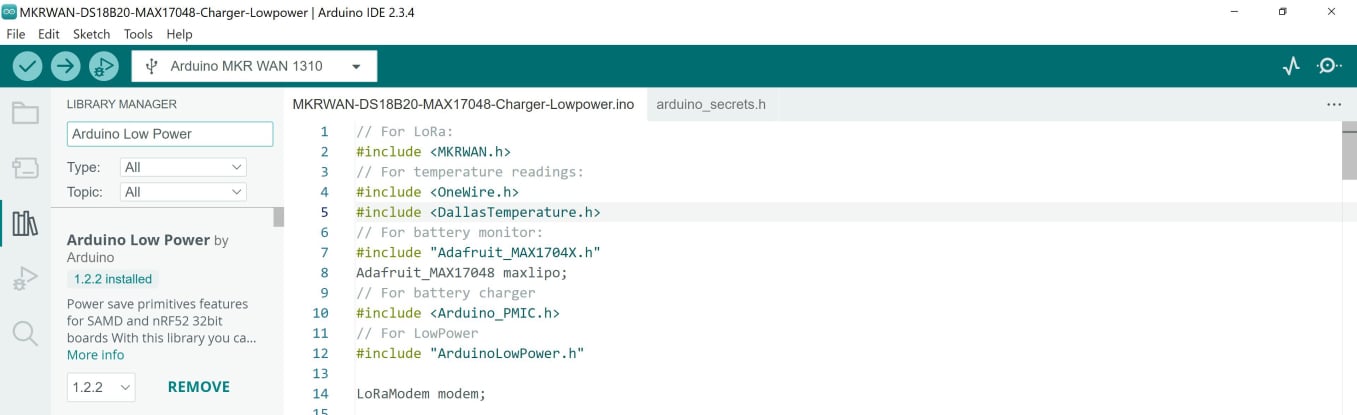 Install low power library