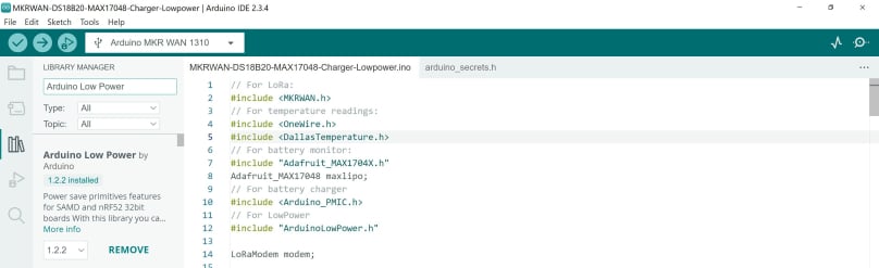 Install low power library